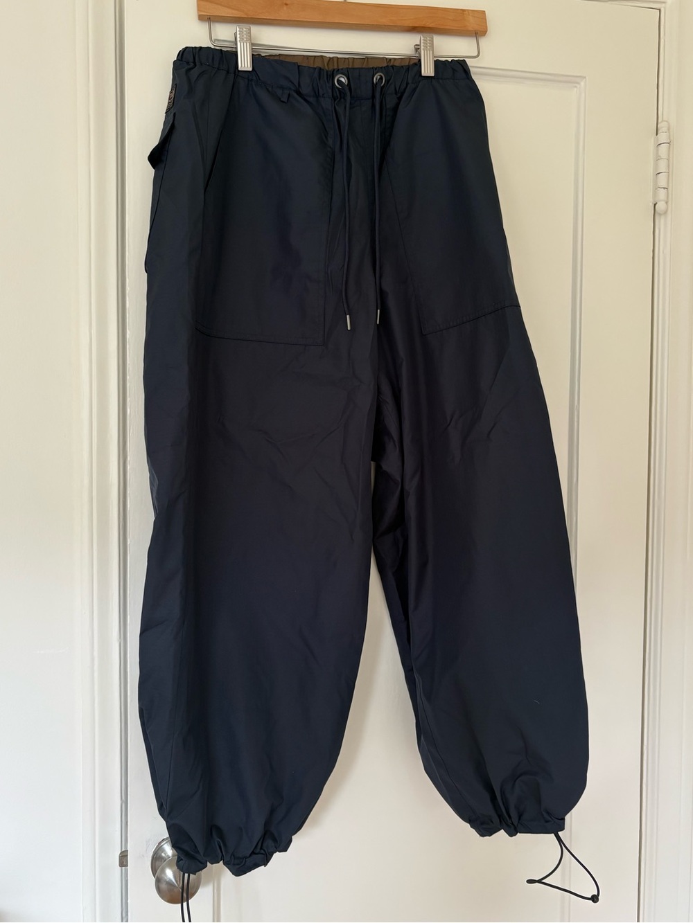 Black Lightweight Drawstring Jogger Pants